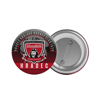 Placka logo a nápis s proužky MHK