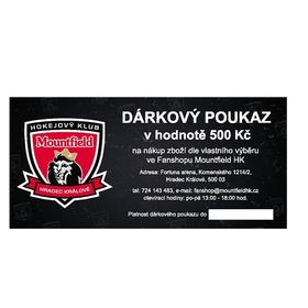 Poukaz do Fanshopu Mountfield HK v hodnotě 500 kč